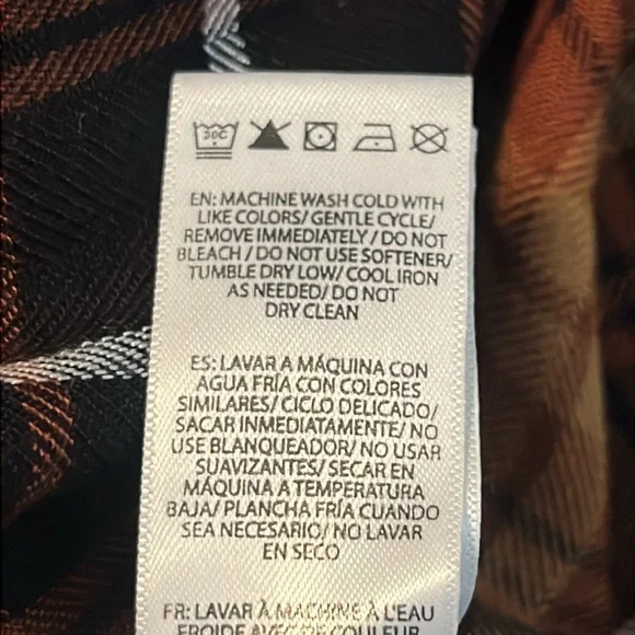 beachlunchlounge Elliot Shirt - Bon Bon Brown Black Plaid Size XL - Picture 12 of 12